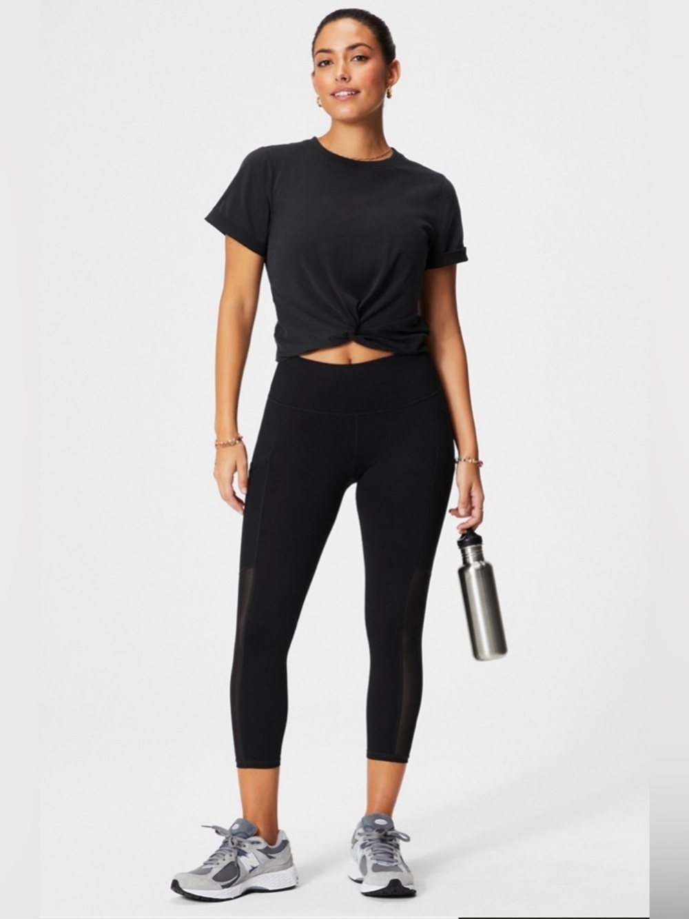 Fabletics Powerhold On-the-Go Leggings Mesh High-Waisted Capris Women’s XXL - Picture 12 of 13